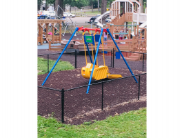 Accessible Swing at OurSpace Park in Recreation Park located in the City of Binghamton